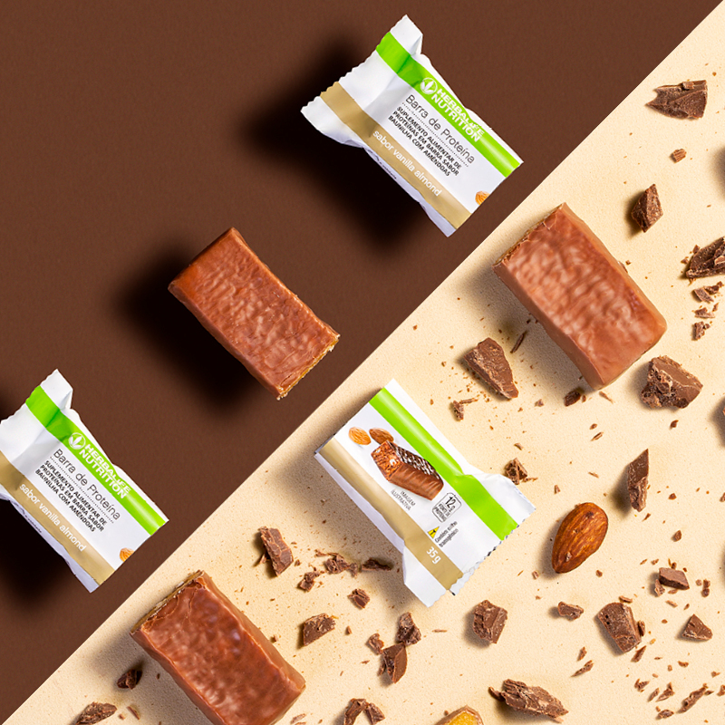 Barras de Proteína Vanilla Almond 7 Barras por Caixa - 245g - Imagem 3